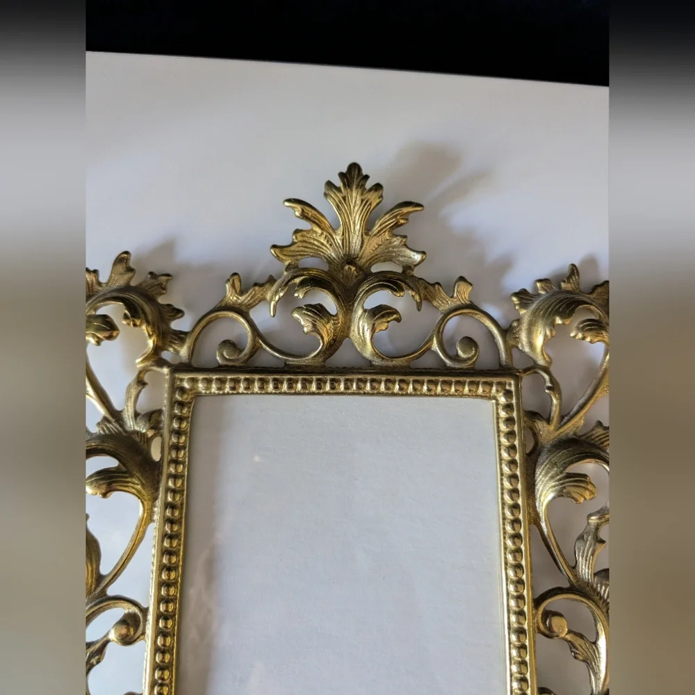 Rococo Solid Brass Picture Frame